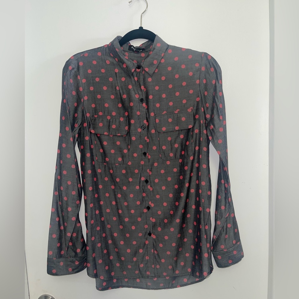 Small long sleeve button down shirt